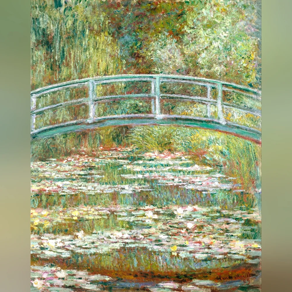 Bridge over a Pond of Water Lilies by Claude Monet, Art Print - Picture 1 of 1